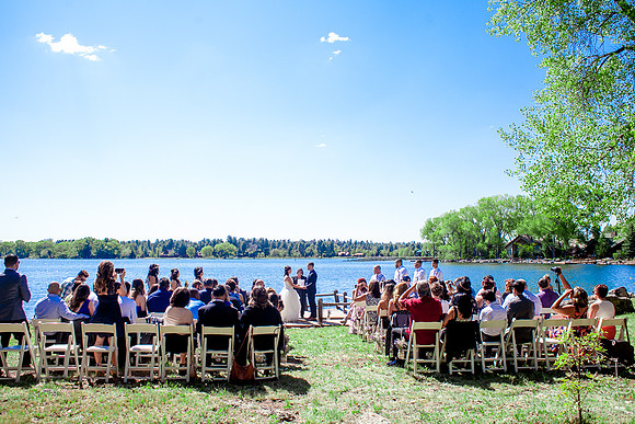 Modern Mountain Wedding in Arizona lakeside brian minson photography