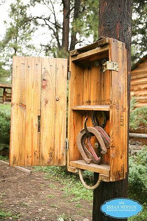 Molly Butlers Lodge Johnson Retreat Greer AZ Wedding Brian Minson