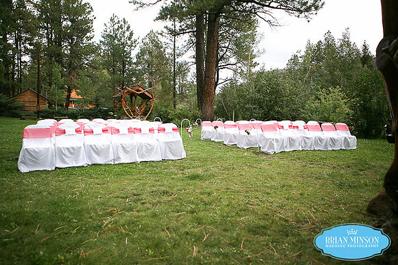 Molly Butlers Lodge Johnson Retreat Greer AZ Wedding Brian Minson