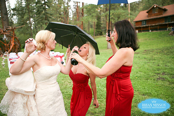 Molly Butlers Lodge Johnson Retreat Greer AZ Wedding Brian Minson