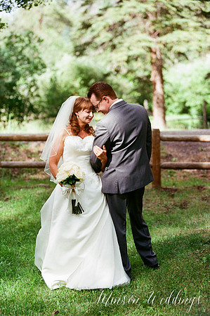 Red Setter Greer Arizona Minson Wedding Photo rustic mounitan kodak pentax645
