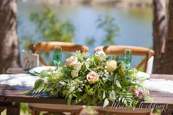 Modern rustic outdoor forrest mountian lake wedding arizona lasy oak resort brian minson photography