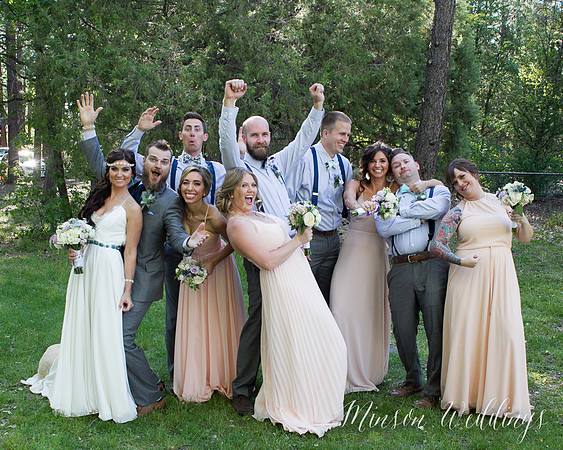 Modern rustic outdoor forrest mountian lake wedding arizona lasy oak resort brian minson photography