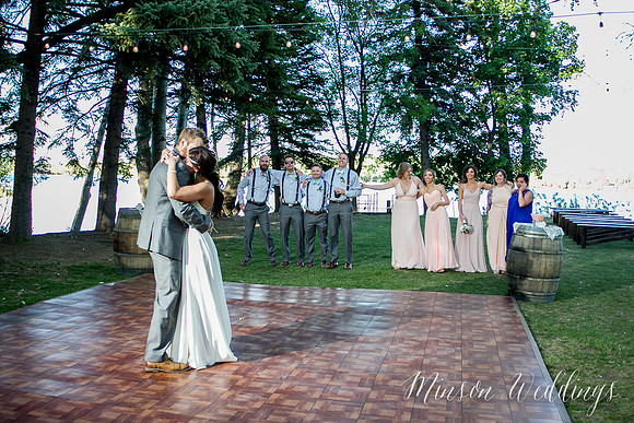Modern rustic outdoor forrest mountian lake wedding arizona lasy oak resort brian minson photography