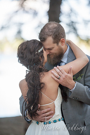 Modern rustic outdoor forrest mountian lake wedding arizona lasy oak resort brian minson photography