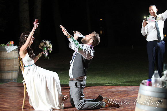 Modern rustic outdoor forrest mountian lake wedding arizona lasy oak resort brian minson photography