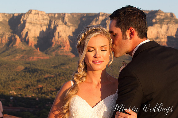 Beautiful Sedona Red Rock Wedding Arizona Brian Minson Mesa Grill Brian Minson