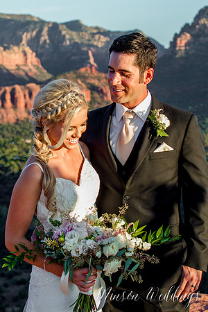 Beautiful Sedona Red Rock Wedding Arizona Brian Minson Mesa Grill Brian Minson