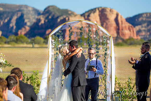 Beautiful Sedona Red Rock Wedding Arizona Brian Minson Mesa Grill Brian Minson