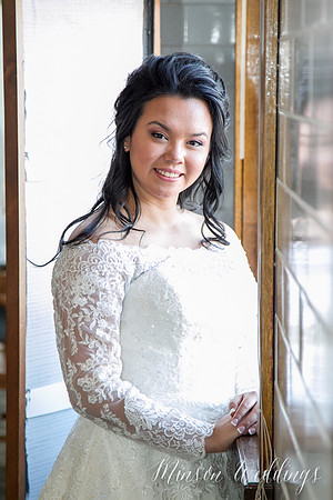 Aszia and Christian Billings Montana Old Train Station Depot Winter Wedding Brian Minson PHotography