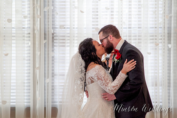 Aszia and Christian Billings Montana Old Train Station Depot Winter Wedding Brian Minson PHotography