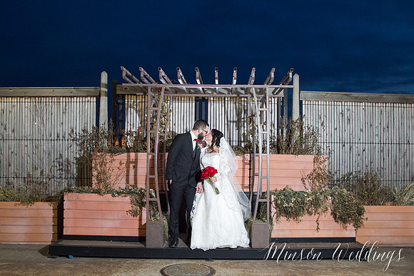 Aszia and Christian Billings Montana Old Train Station Depot Winter Wedding Brian Minson PHotography
