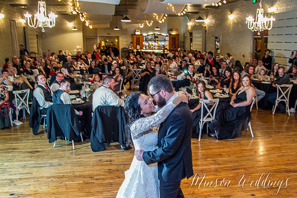 Aszia and Christian Billings Montana Old Train Station Depot Winter Wedding Brian Minson PHotography
