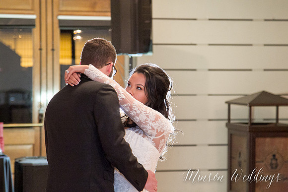 Aszia and Christian Billings Montana Old Train Station Depot Winter Wedding Brian Minson PHotography