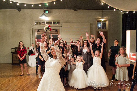 Aszia and Christian Billings Montana Old Train Station Depot Winter Wedding Brian Minson PHotography