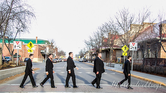 Aszia and Christian Billings Montana Old Train Station Depot Winter Wedding Brian Minson PHotography