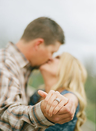 Desert Engagement Session Kodak Portra Minson Weddings Arziona