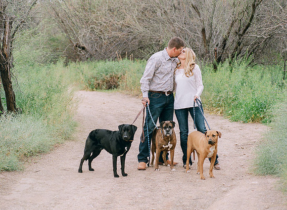 Desert Engagement Session Kodak Portra Minson Weddings Arziona
