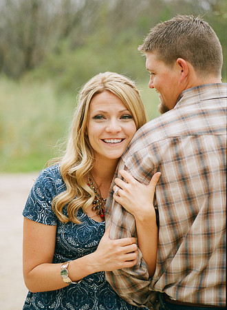 Desert Engagement Session Kodak Portra Minson Weddings Arziona