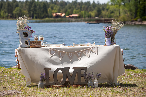 Modern Mountain Wedding in Arizona lakeside brian minson photography