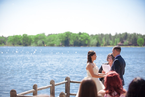 Modern Mountain Wedding in Arizona lakeside brian minson photography