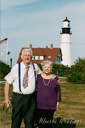 Cape Elizabeth lighthouse Maine wedding beach