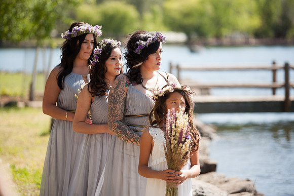 Modern Mountain Wedding in Arizona lakeside brian minson photography
