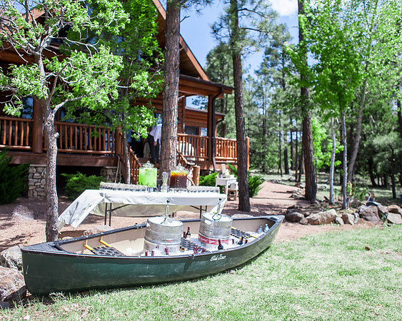 Modern Mountain Wedding in Arizona lakeside brian minson photography