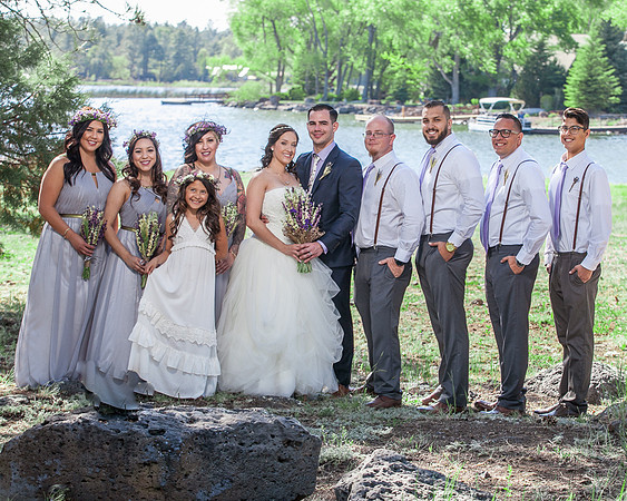 Modern Mountain Wedding in Arizona lakeside brian minson photography